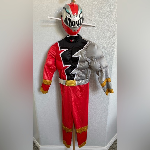 Kids Red Power Ranger with Mask - Picture 1 of 5